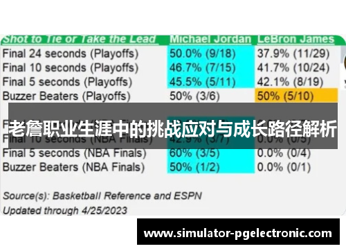 老詹职业生涯中的挑战应对与成长路径解析