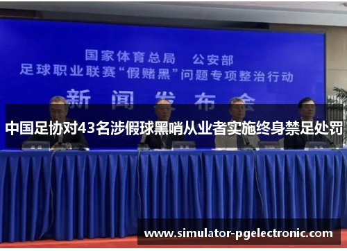 中国足协对43名涉假球黑哨从业者实施终身禁足处罚